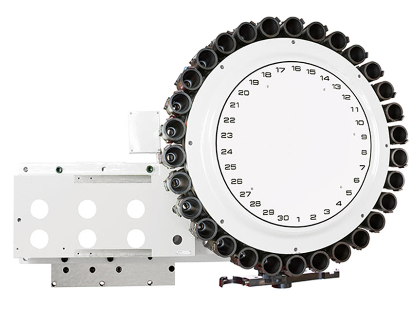 Synchronized Unclamping Disk Type of tooling magazines
